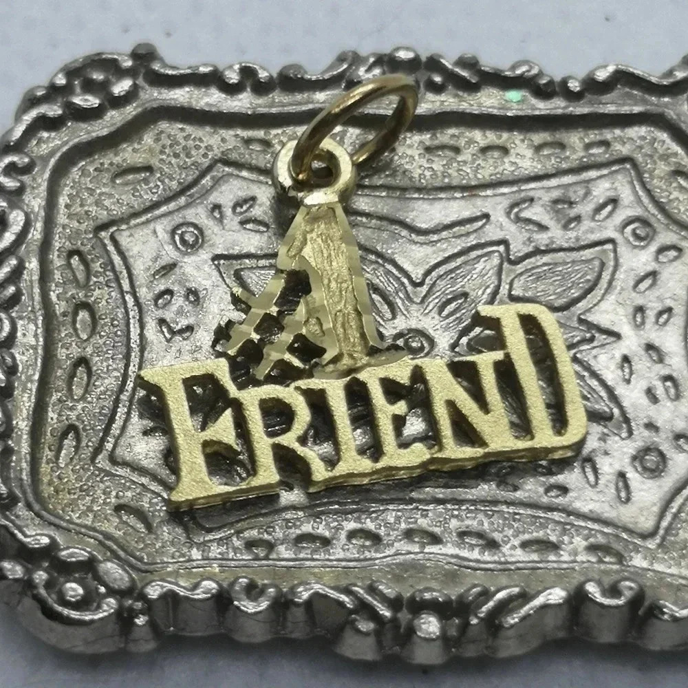 10k yellow gold pendant - Picture 1 of 2